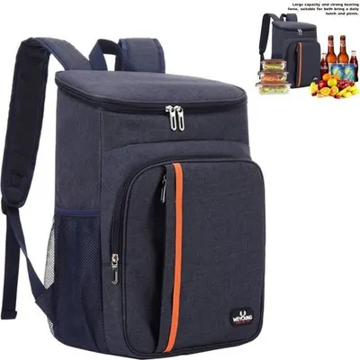 Produktbild von 18L Isolierte Kühltasche für Männer & Frauen – Perfekt für Strand, Picknick, Camping, Grillen & Wandern – Hält Speisen & Getränke kühl – Blau
