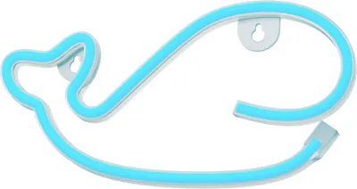 Image de Forever Light Lampe à LED néon baleine bleue - FLNE19