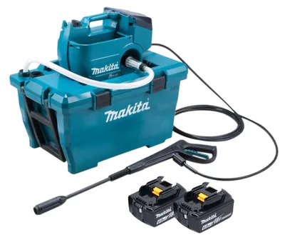 Produktbild von Makita DHW 080 G2K Akku Hochdruckreiniger 36 V ( 2x 18 V ) 80 bar 380 l/h Brushless + 2x Akku 6,0 Ah - ohne Ladegerät