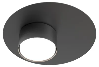 Image de Spot BOLX noir 1xGX53x10W en métal, dimensions : 7x20x20 cm, IP20, Emibig