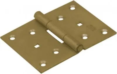 Produktbild von 10x Kistenband mit vernietetem Stift gelb verzinkt 115x90x2,5mm