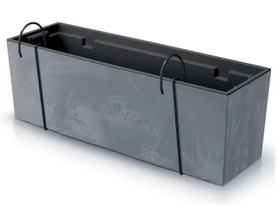 Produktbild von nabbi Balkonkübel aus Kunststoff DUC600EW 58 cm - Marengo