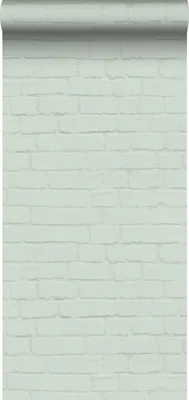 Obrázek produktu pro ESTAhome tapeta cihlový vzhled mátově zelená - 139193 - 0,53 x 10,05 m