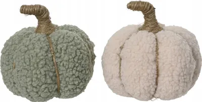 Produktbild von Polyester Deko-Kürbis Herbst Halloween 13 cm