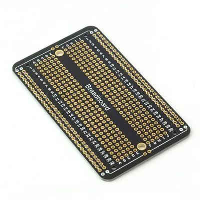 Produktbild von BerryBase Permanent PCB Breadboard mit 400 Kontakten, schwarz