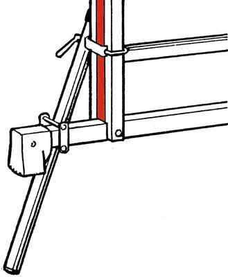 Produktbild von Hymer Fußverlängerung für Traversen gerade & gebogene stufenlos verstellbar