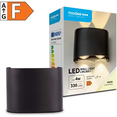 Obrázok produktu pre Modee LED svietidlo na stenu 4W 330lumenov IP65 (LWL0001)