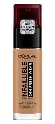 Produktbild von L’Oréal Paris Make-Up Designer Ineutralfaillible Founeutraldationeutral 320 coolaramel/Toffe, Pumpenflasche, Flüssigkeit, Beige, Caramel, Café-Haut, Nackte Haut, Neutral