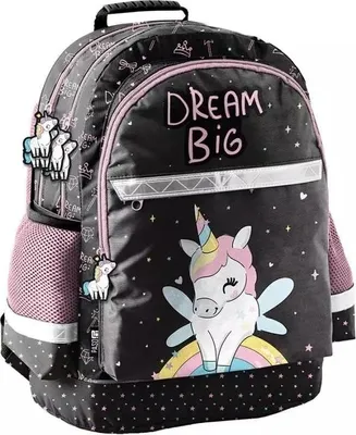 Productafbeelding van Rugzak voor school, met een eenhoornmotief