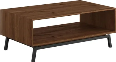 Produktbild von Couchtisch Modern Loft Wohnzimmertisch 101x60x41cm Massivholz geölt Farbe wählbarEiche Tabak