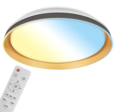 Produktbild von LED Deckenlampe Deckenleuchte Wohnzimmer Fernbedienung Dimmbar CCT Flur