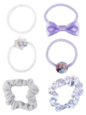 Productafbeelding van Haaraccessoireset voor meisjes, Frozen - De Eiskoningin, 6-delig.