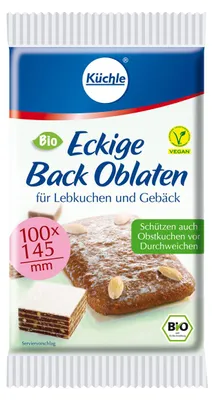 Immagine prodotto di Cialde da forno biologiche Küchle quadrate