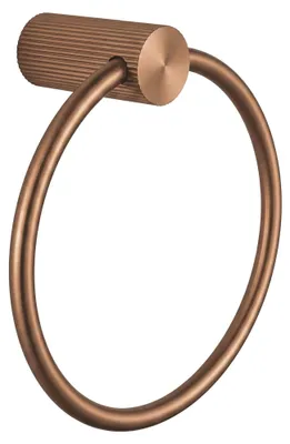 Image de Rea Patère De Salle De Bain Ring 64106 Solo Brush Copper