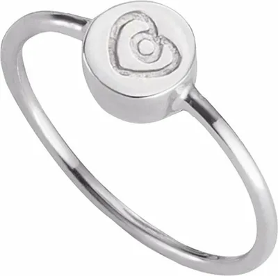 Produktbild von cai Ring 925/- Sterling Silber rhodiniert Herz