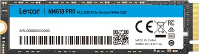 Produktbild von Lexar NM610PRO 1 TB SSD M.2 PCI Express 3.0 NVMe