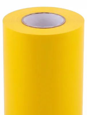 Produktbild von 5 Meter Möbelfolie Plotterfolie - M15 YELLOW matt - Breite: 122cm