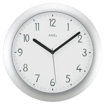 Produktbild von AMS Funk-Wanduhr, Funkwerk, D28x4cm, 5843