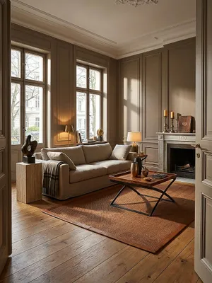 Quadratischer Couchtisch aus warmem Sheesham Massivholz 63x39x63 cm im luxuriösen Wohnzimmer auf Fischgrätparkett vor heller Wand_#sku_SAFWL5.595#