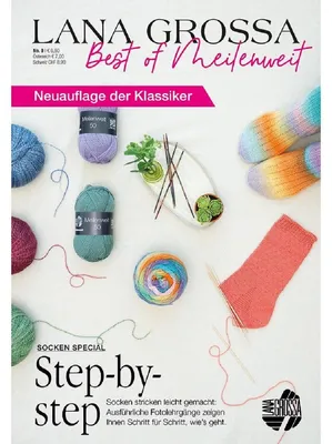 Produktbild von Lana Grossa MEILENWEIT No. 8 Best of Meilenweit Strickmagazin mit 22 Sockenideen