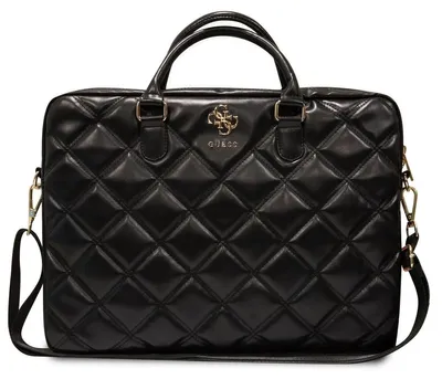 Obrázok produktu pre Guess Quilted 4G Taška Na 16" Notebook - Čierna