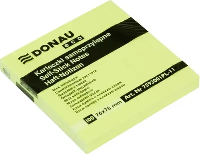 Zdjęcie produktu dla Bloczek samoprzylepny 100 kartek żółty 76x76 mm
