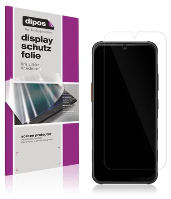 A product shot showing a smartphone screen protector and its packaging.