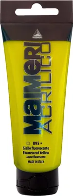 Obrázek produktu pro Maimeri Acrilico Akrylová barva Fluorescent Yellow 095 200 ml 1 ks