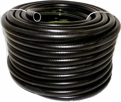 Produktbild von Gartenschlauch verstärkt FEINZ - 1/2' - 50m - Schwarz - langlebig und flexibel - ideal für Gartenpflege