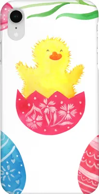 Produktbild von Mr. & Mrs. Panda Iphone XR Handyhülle Küken Schlüpfen - Weiß - Geschenk, Ostern, Ei, Frohe, Ostergrüße, Grüße, Handy Case, Premium Kunststoff