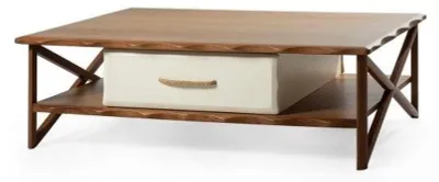 Produktbild von Schicker Couchtisch für Wohnzimmer mit Schiebeschublade moderne Neuheit