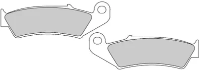 Image de Jeu de garnitures de frein, frein à disque FERODO FDB495