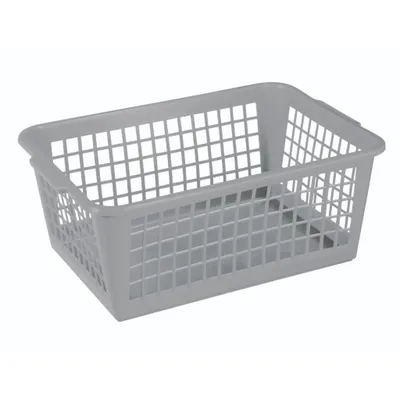 Produktbild von Sunware Mehrzweckkörbchen Basic large 15L silber 37,5 x 26 x 15 cm