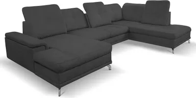 Produktbild von FurMeb24 - Ecksofa FOX U  - LINKE SEITE , Sofa mit  Bettk€sten und Schlaffunktion - VENA 18