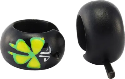 Produktbild von Holzohrstecker mit Schmetterling in grün