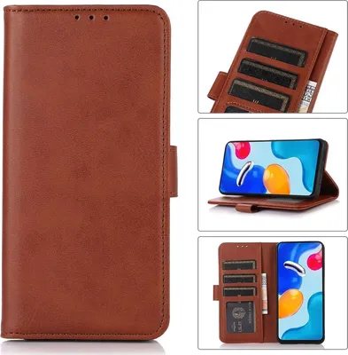 Produktbild von Mobigear Wallet  Realme 9 Pro Hülle Klapphülle Geldbörse - Braun