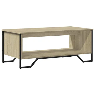 Image de vidaXL Table basse chêne Sonoma 100x51x40 cm Bois composite