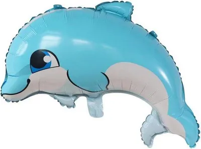 Produktbild von Delfin Folienballon 69x53cm 1 St.