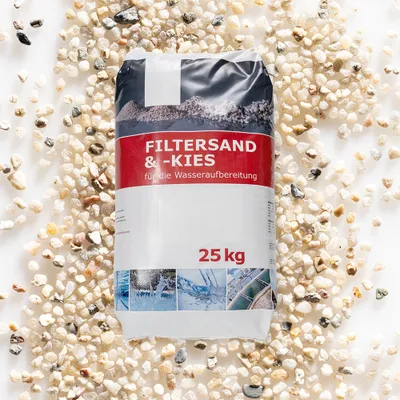 Produktbild von Filterkies, Körnung:2 - 4, Verpackungseinheit:25 kg