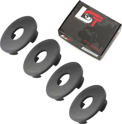 Produktbild von 4x Radnabenkappe Felgendeckel Schwarz Ø 55mm für SAAB OPEL VOLVO VAUXHALL