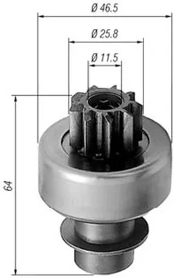 Obrázek produktu pro Pastorek, startér MAGNETI MARELLI 940113020242