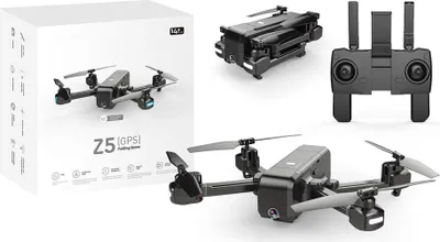 Produktbild von SJRC Z5 RC Drone Quadrocopter - 1080P Kamera, GPS, 2.4G Wifi FPV, Follow Me Mode Black,