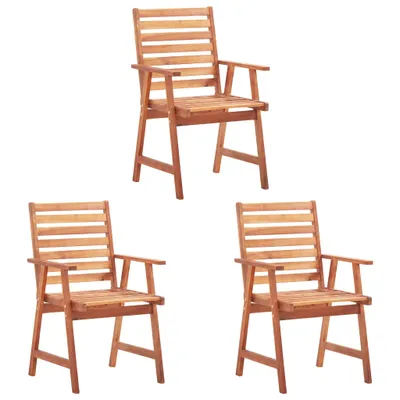 Zdjęcie produktu dla VidaXL 3064350, Taras, Obite siedzisko, Drewno akacjowe, Beżowy, Poliester, 560 mm