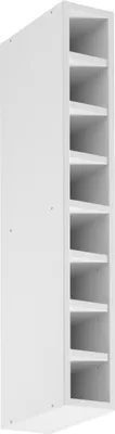 Produktbild von Regalhängeschrank 15 cm Küchenschrank küchemöbel, Sorento W15 Weiß