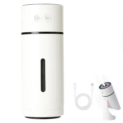 Produktbild von Aroma Diffuser & Luftbefeuchter, leiser Nebel, befeuchtet die Umgebung – USB-Aufladung, automatische Abschaltung, ideal für Zuhause & Haustiere