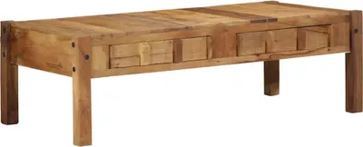 Zdjęcie produktu dla Stolik Kawowy 110X55X35 Cm Lite Drewno Z Odzysku Lumarko!