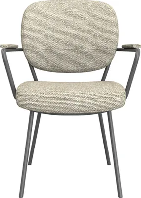 Produktbild von LABEL51 Esszimmerstuhl Lausanne - Natur - Boucle - 2er-Set