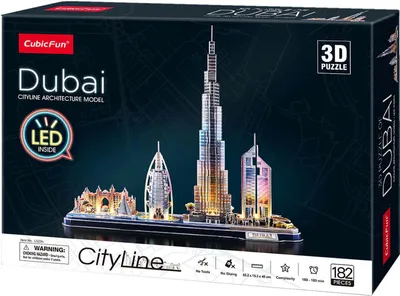Produktbild von 3D-Puzzle Dubai LED