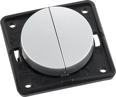 Immagine prodotto di Berker 936552568 Interruttore a bilanciere cromato, laccato opaco Integro Flow/Pure