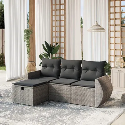 Obrázok produktu pre Sada záhradného nábytku z polyrotanu – relaxačná sada – sada záhradného nábytku – nábytok na balkón – nábytok na terasu